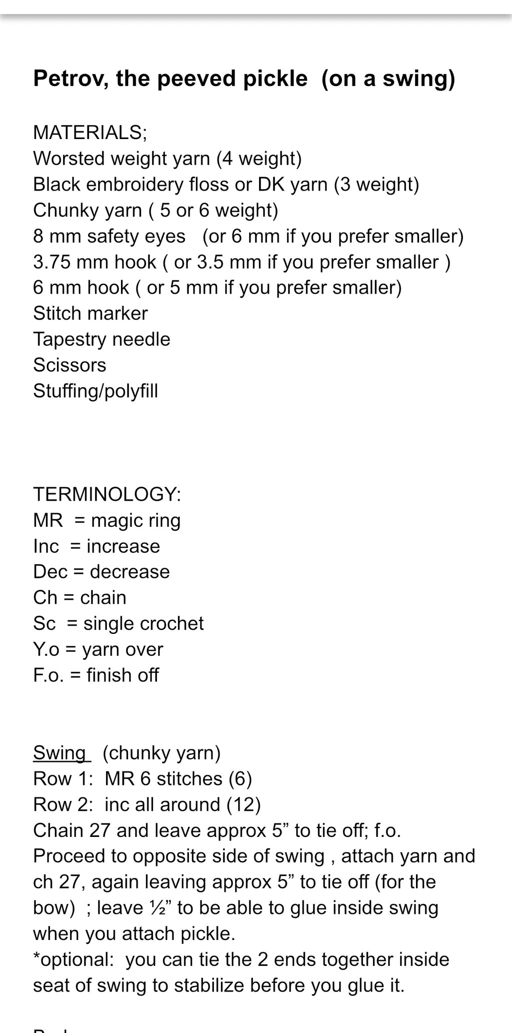 Petrov, the peeved pickle